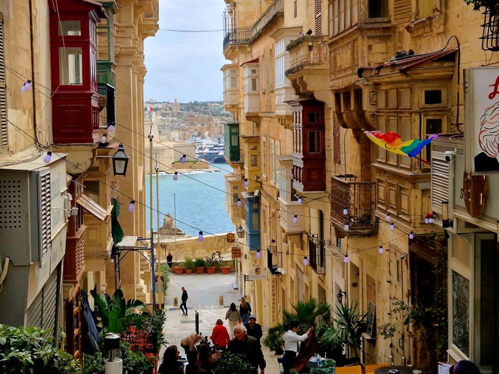 Enge Gasse in Valletta