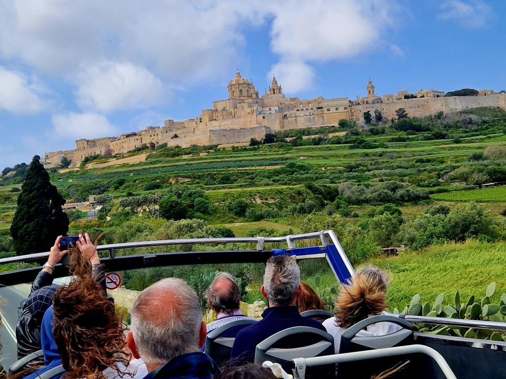 Blick auf Mdina