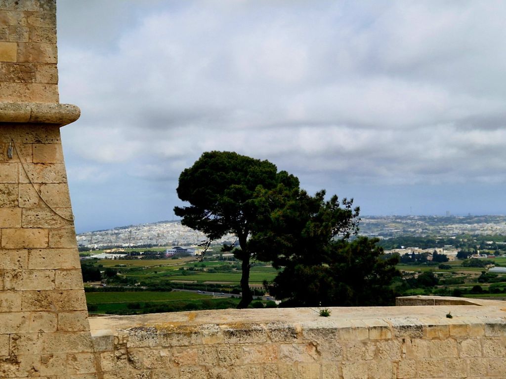 Blick von Mdina in die Weite